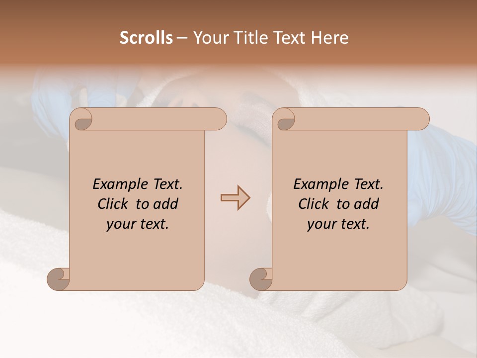Forehead Skin Technician PowerPoint Template