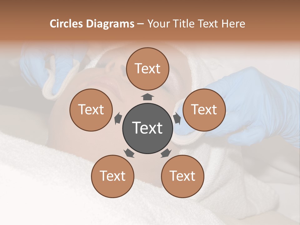 Forehead Skin Technician PowerPoint Template