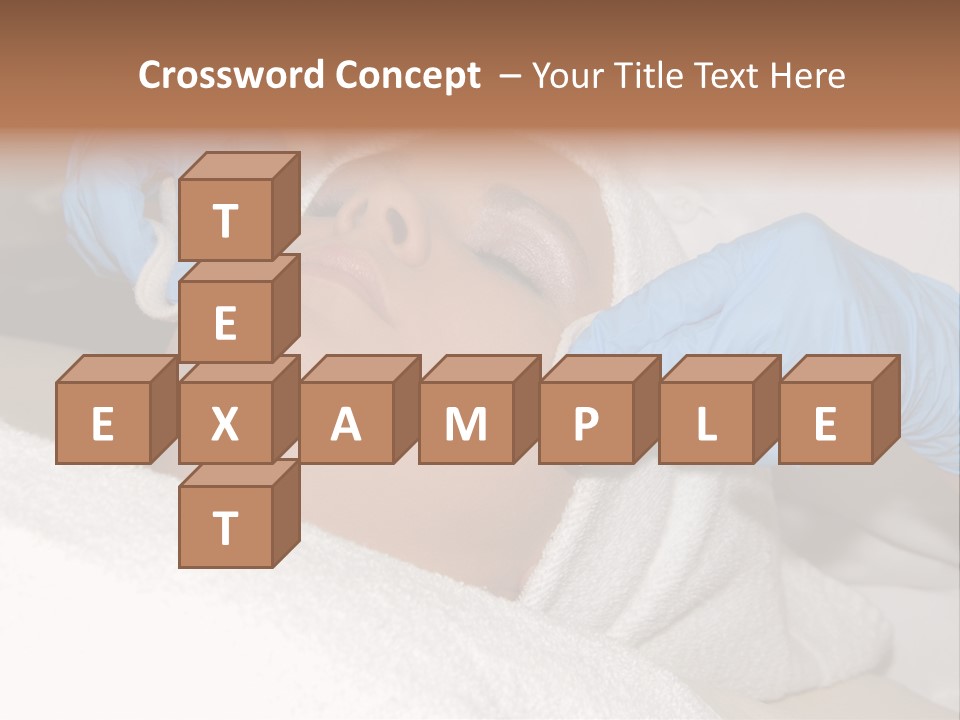 Forehead Skin Technician PowerPoint Template