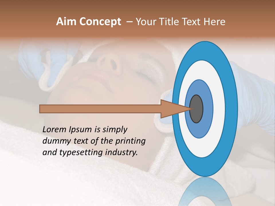 Forehead Skin Technician PowerPoint Template