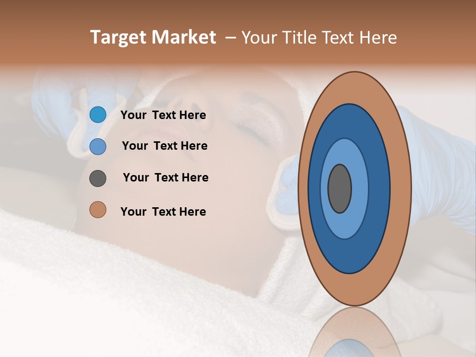 Forehead Skin Technician PowerPoint Template