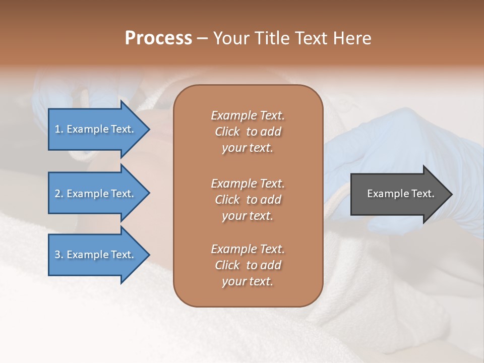 Forehead Skin Technician PowerPoint Template