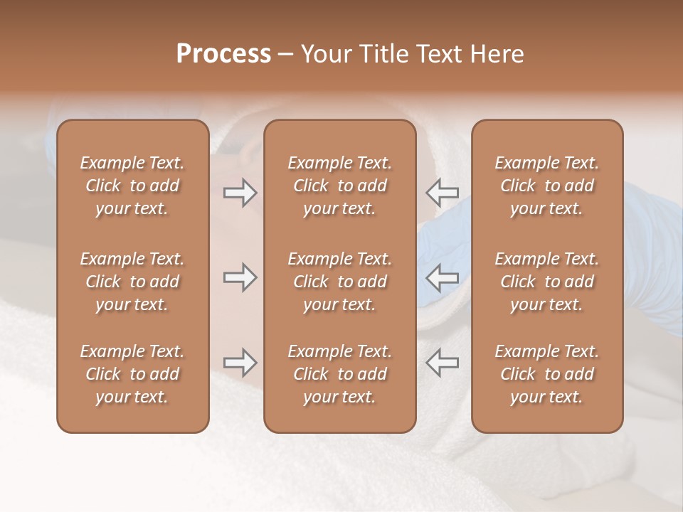 Forehead Skin Technician PowerPoint Template