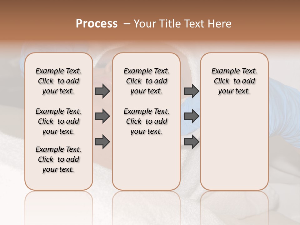 Forehead Skin Technician PowerPoint Template