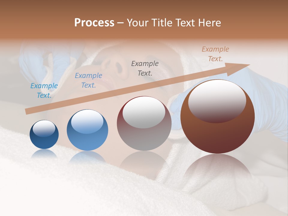 Forehead Skin Technician PowerPoint Template