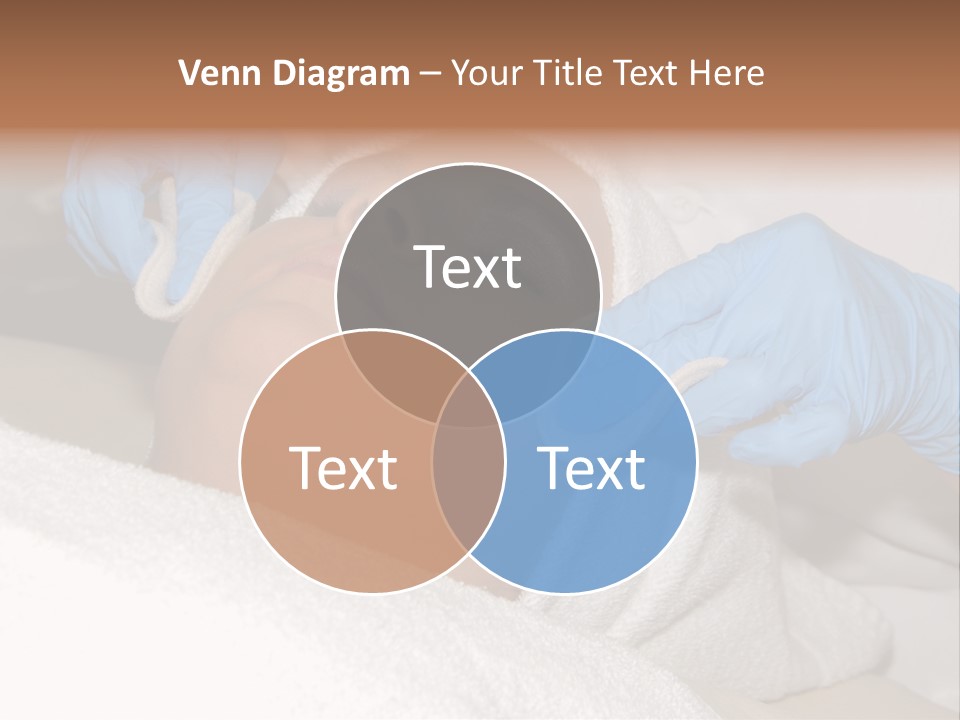 Forehead Skin Technician PowerPoint Template
