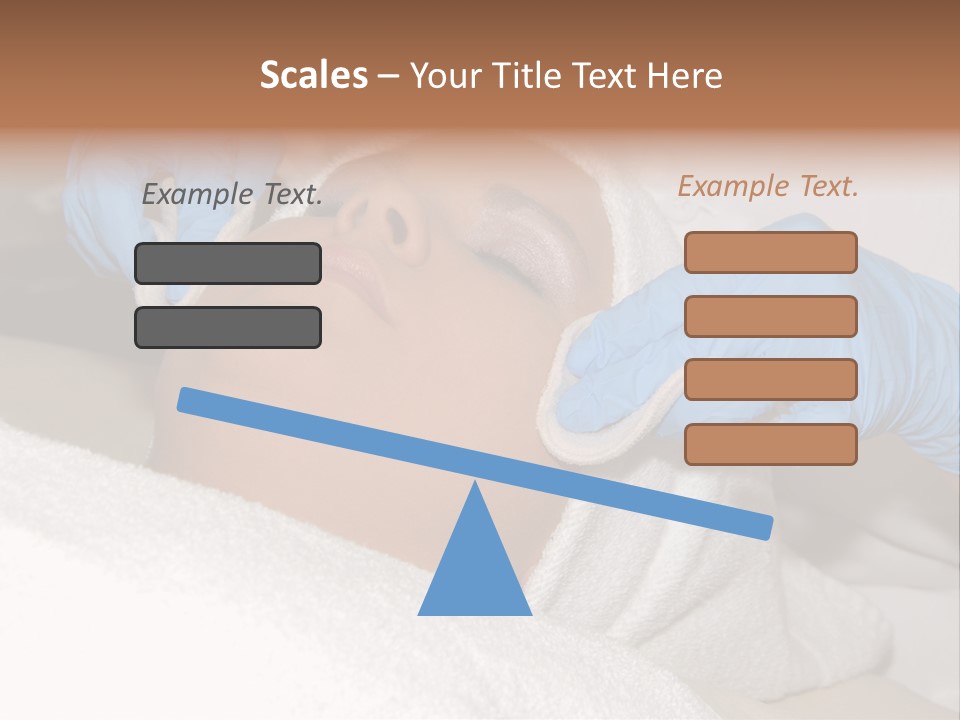 Forehead Skin Technician PowerPoint Template