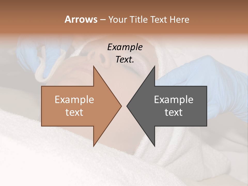 Forehead Skin Technician PowerPoint Template