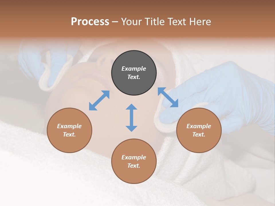 Forehead Skin Technician PowerPoint Template