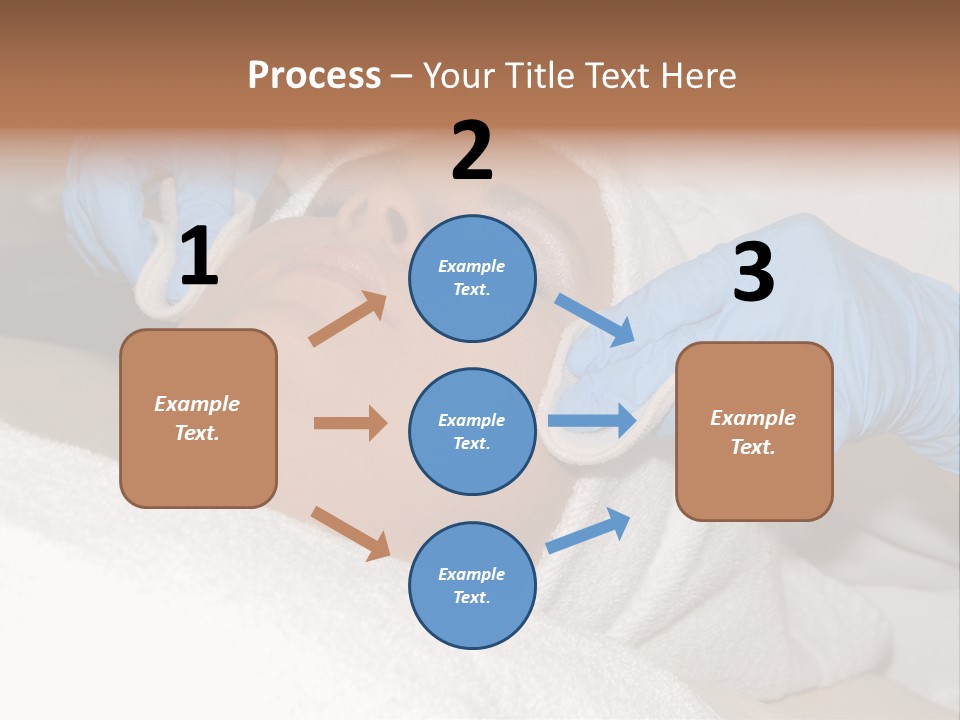 Forehead Skin Technician PowerPoint Template