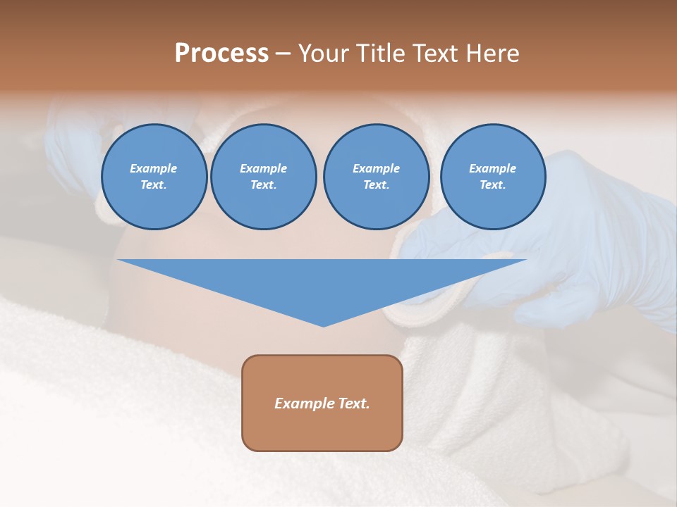 Forehead Skin Technician PowerPoint Template