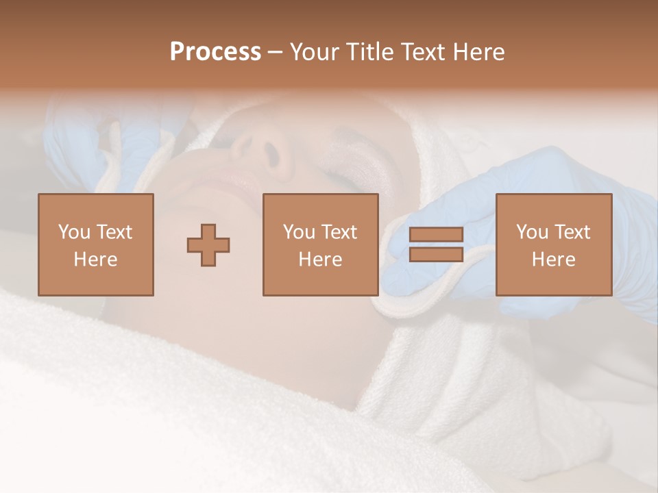 Forehead Skin Technician PowerPoint Template