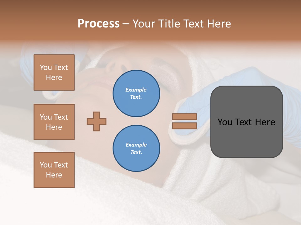 Forehead Skin Technician PowerPoint Template