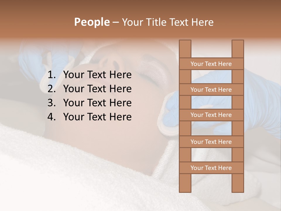 Forehead Skin Technician PowerPoint Template