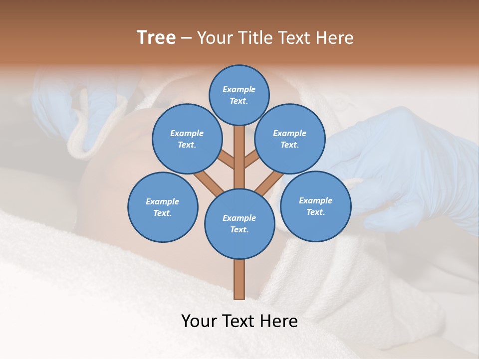 Forehead Skin Technician PowerPoint Template