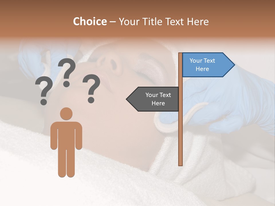 Forehead Skin Technician PowerPoint Template