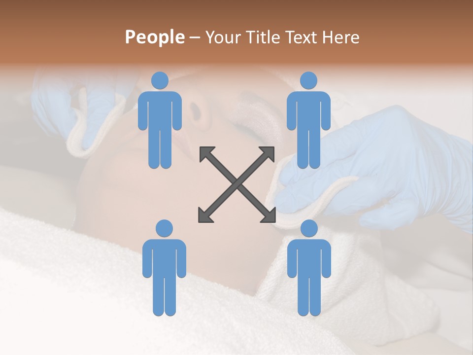 Forehead Skin Technician PowerPoint Template