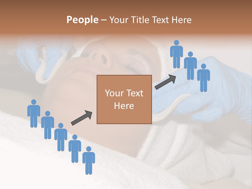 Forehead Skin Technician PowerPoint Template