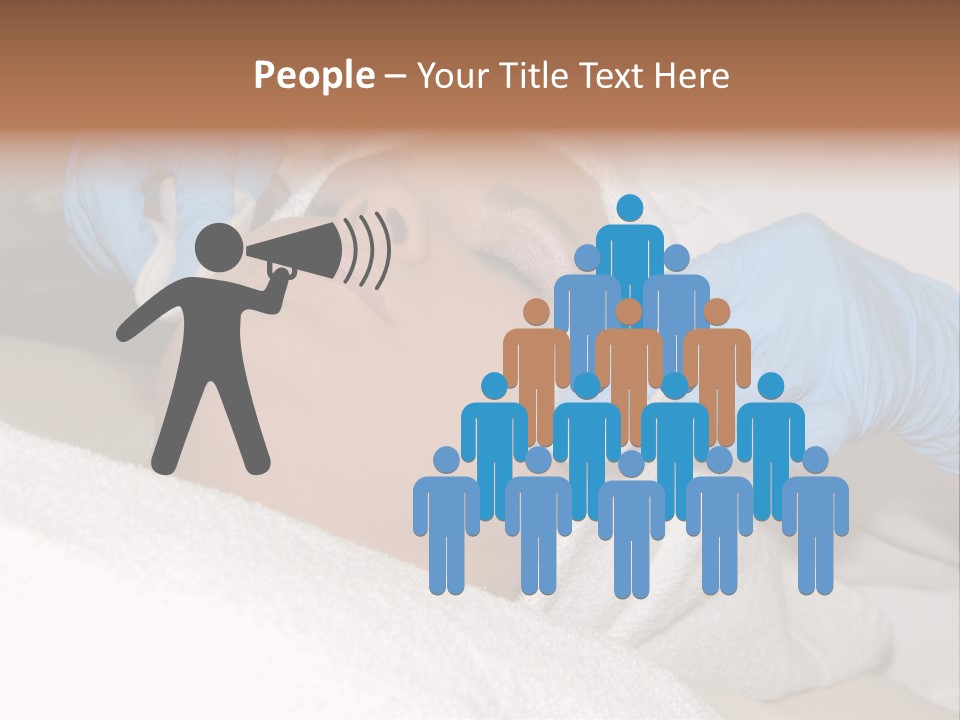 Forehead Skin Technician PowerPoint Template