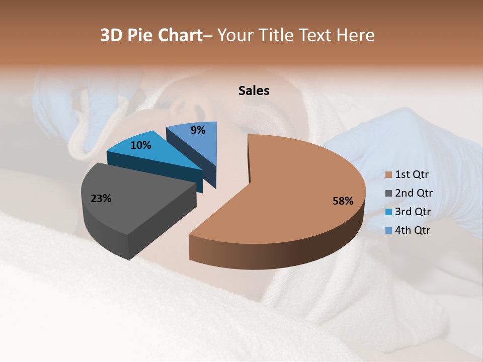Forehead Skin Technician PowerPoint Template
