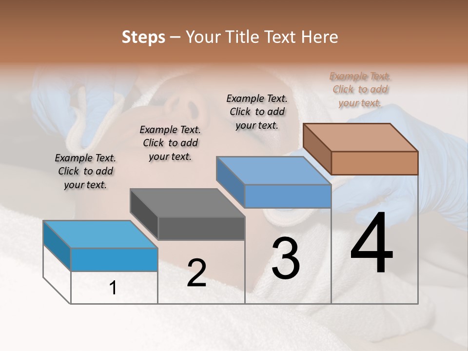 Forehead Skin Technician PowerPoint Template