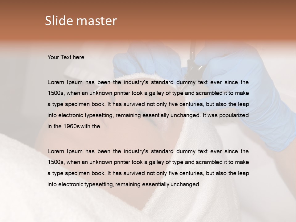 Care Forehead Removal PowerPoint Template