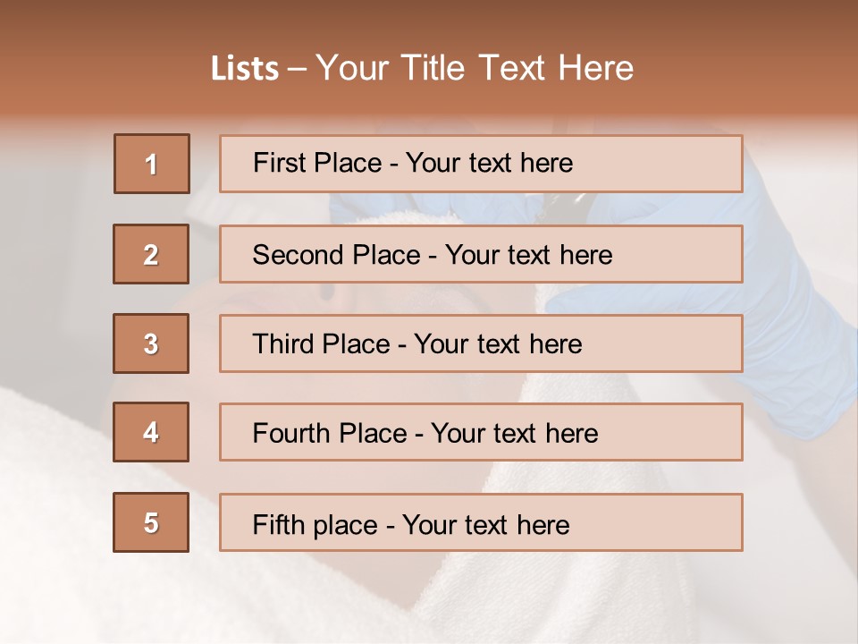 Care Forehead Removal PowerPoint Template