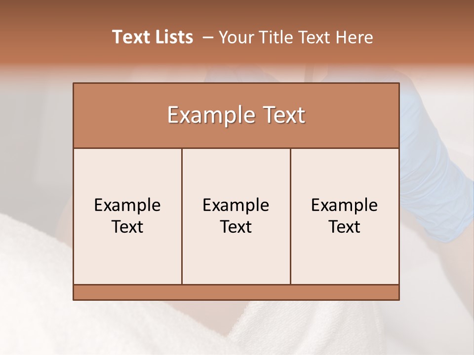 Care Forehead Removal PowerPoint Template