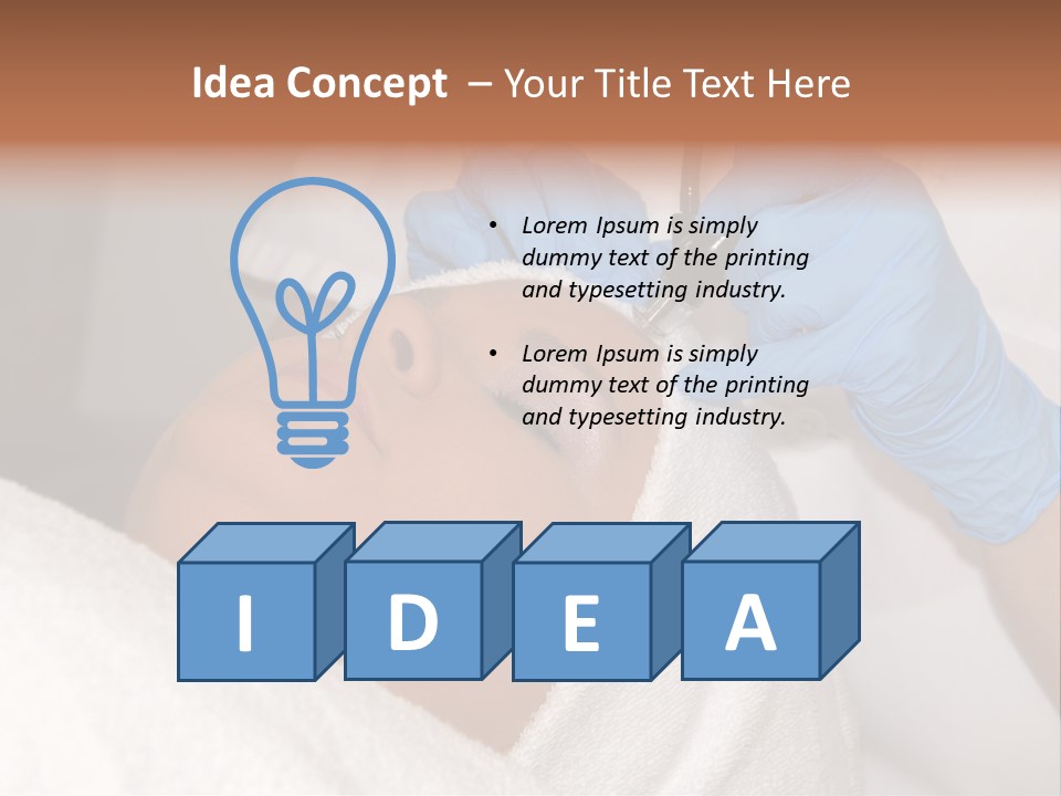 Care Forehead Removal PowerPoint Template