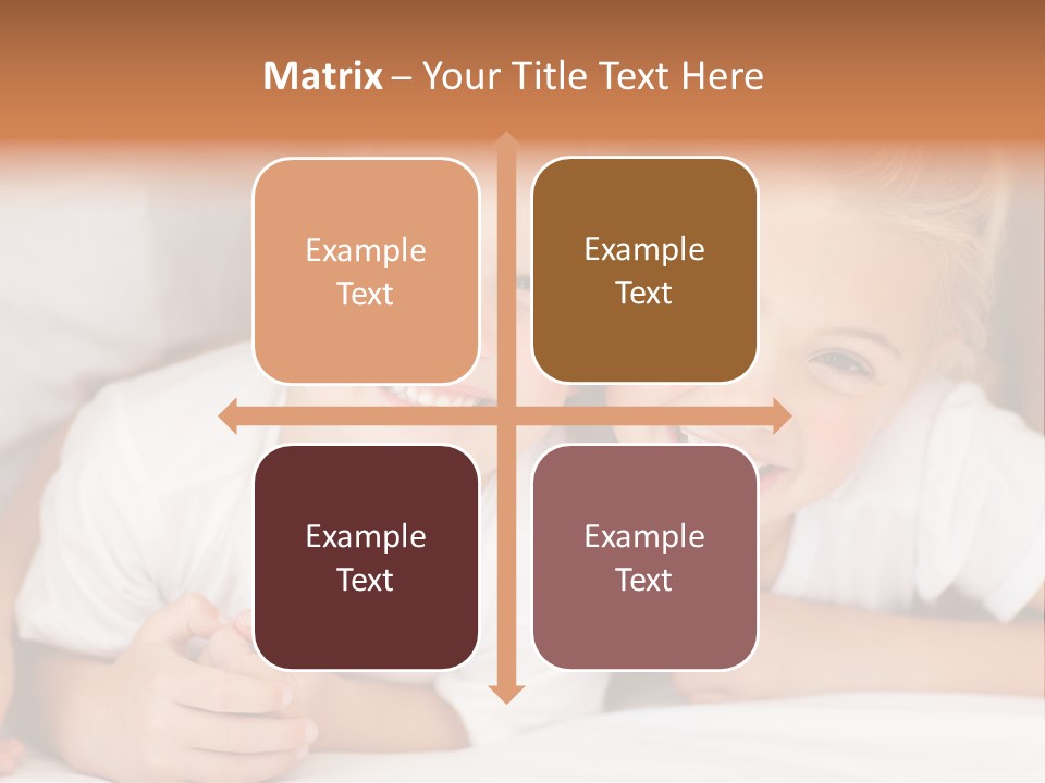 Affection Home Girl PowerPoint Template