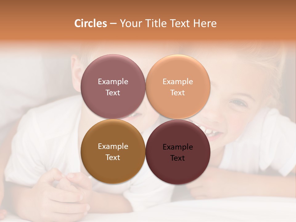 Affection Home Girl PowerPoint Template