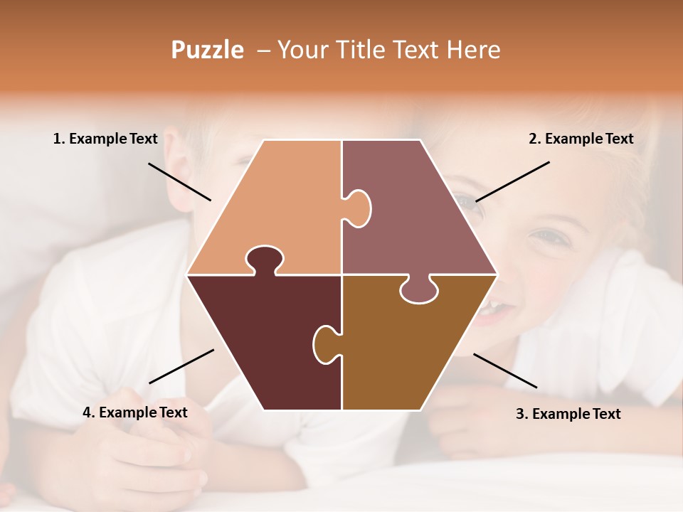 Affection Home Girl PowerPoint Template