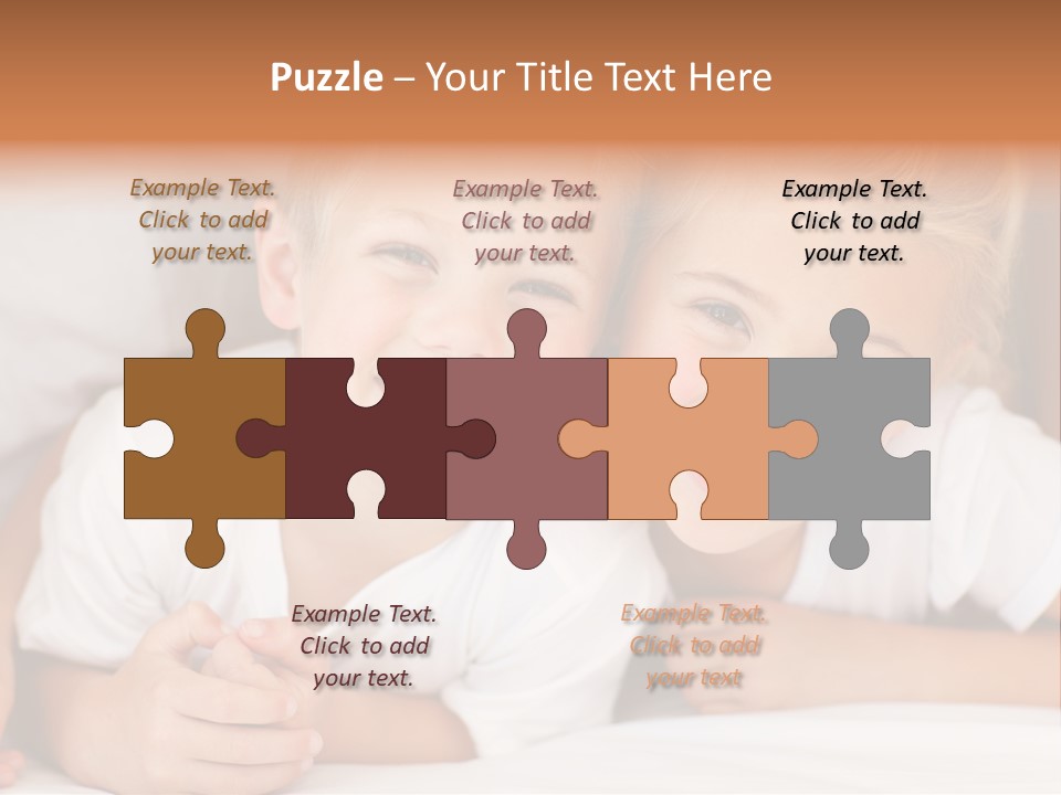 Affection Home Girl PowerPoint Template