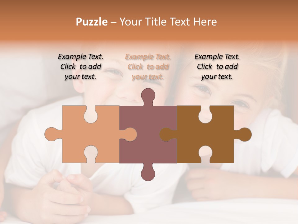 Affection Home Girl PowerPoint Template