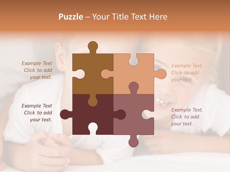 Affection Home Girl PowerPoint Template