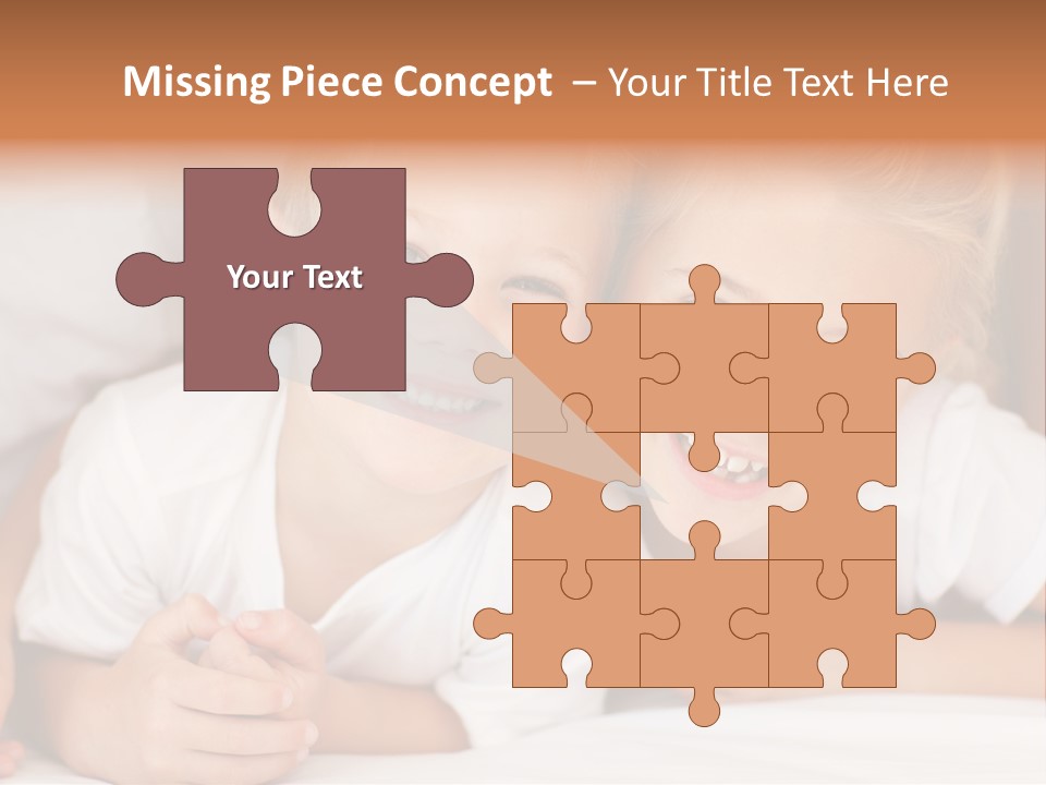 Affection Home Girl PowerPoint Template