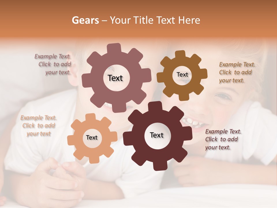 Affection Home Girl PowerPoint Template