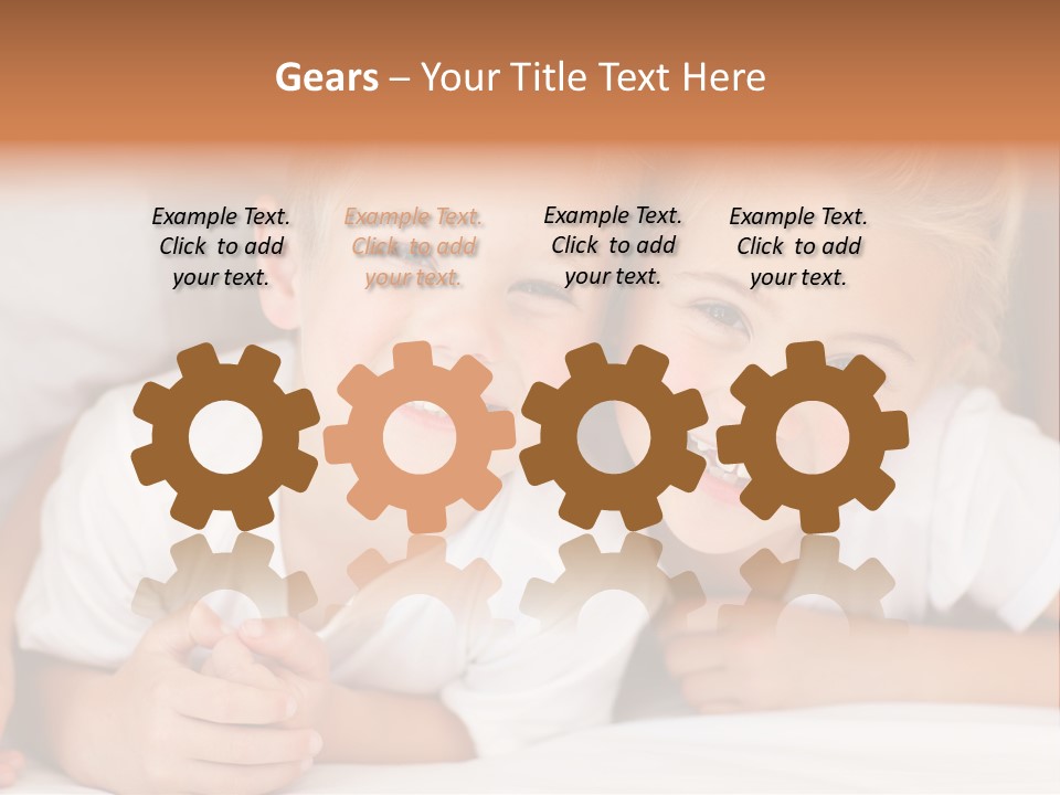 Affection Home Girl PowerPoint Template