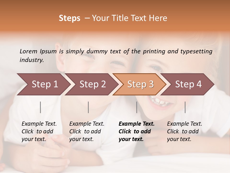 Affection Home Girl PowerPoint Template