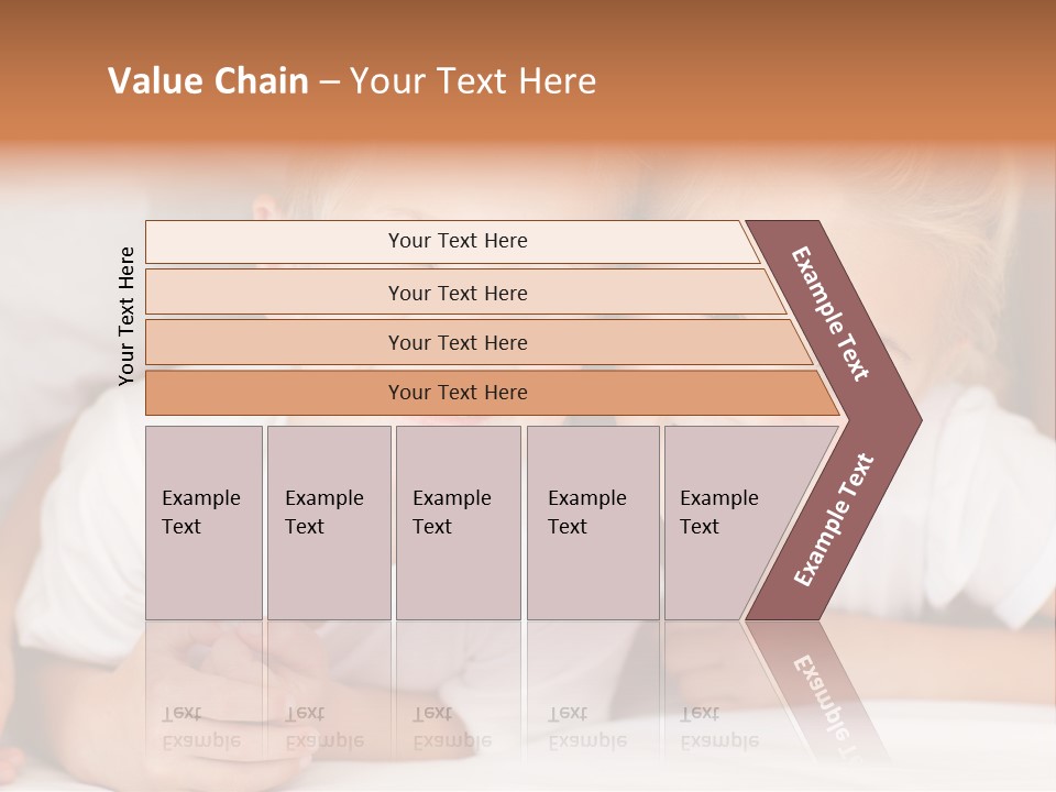 Affection Home Girl PowerPoint Template