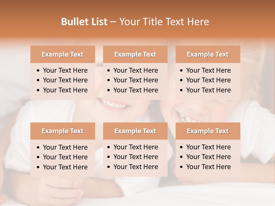 Affection Home Girl PowerPoint Template