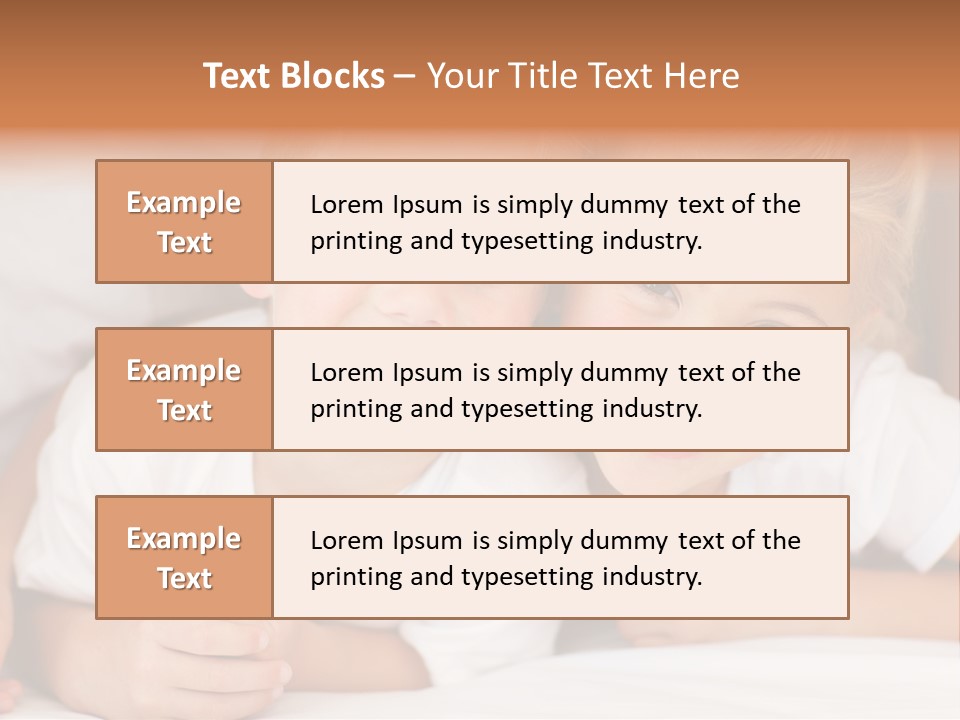Affection Home Girl PowerPoint Template