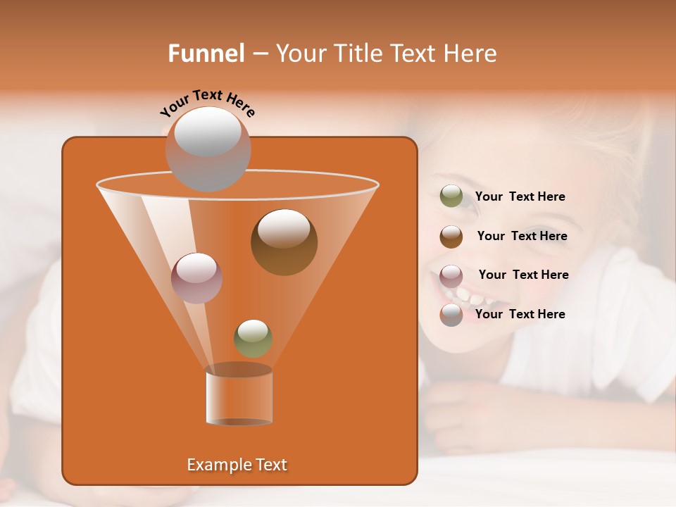 Affection Home Girl PowerPoint Template