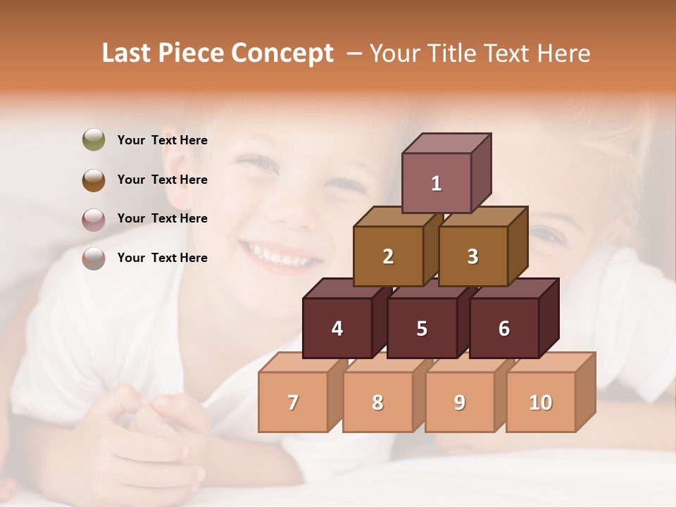 Affection Home Girl PowerPoint Template