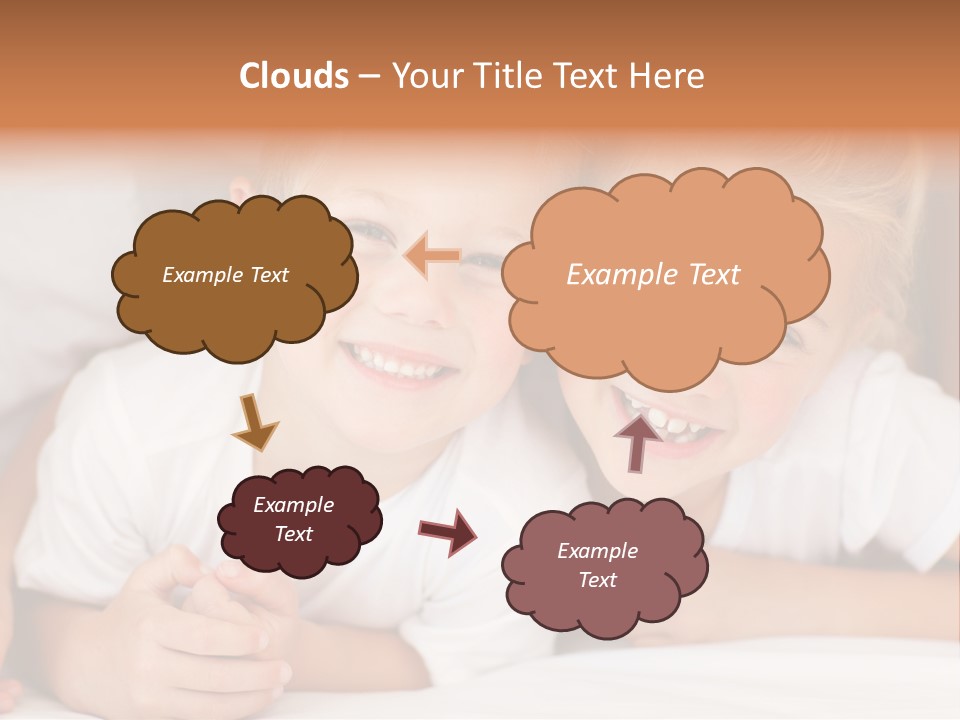 Affection Home Girl PowerPoint Template