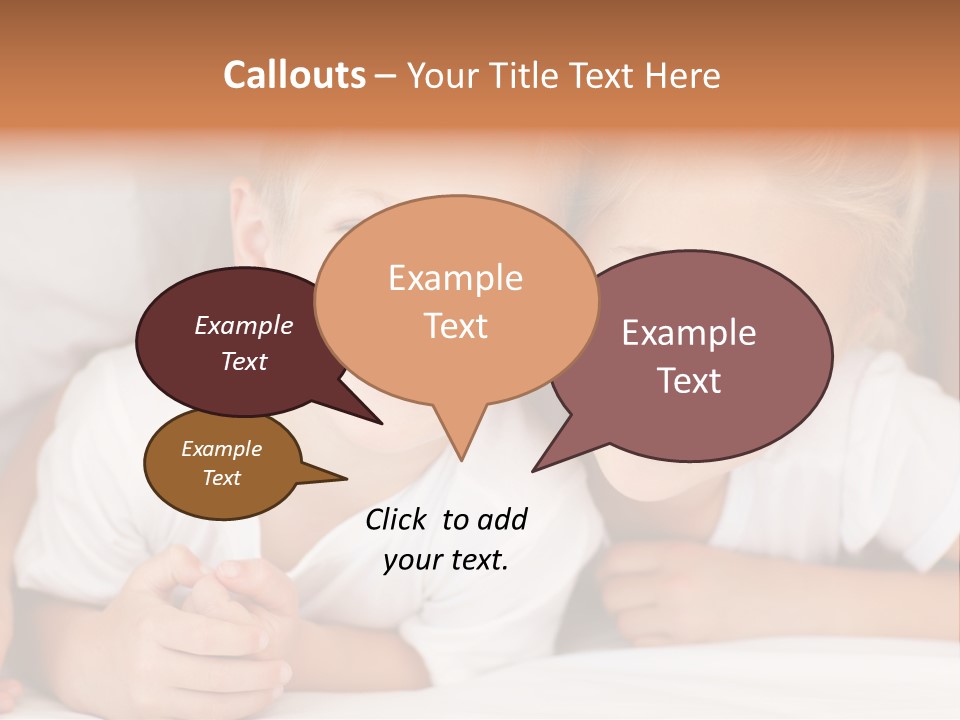 Affection Home Girl PowerPoint Template