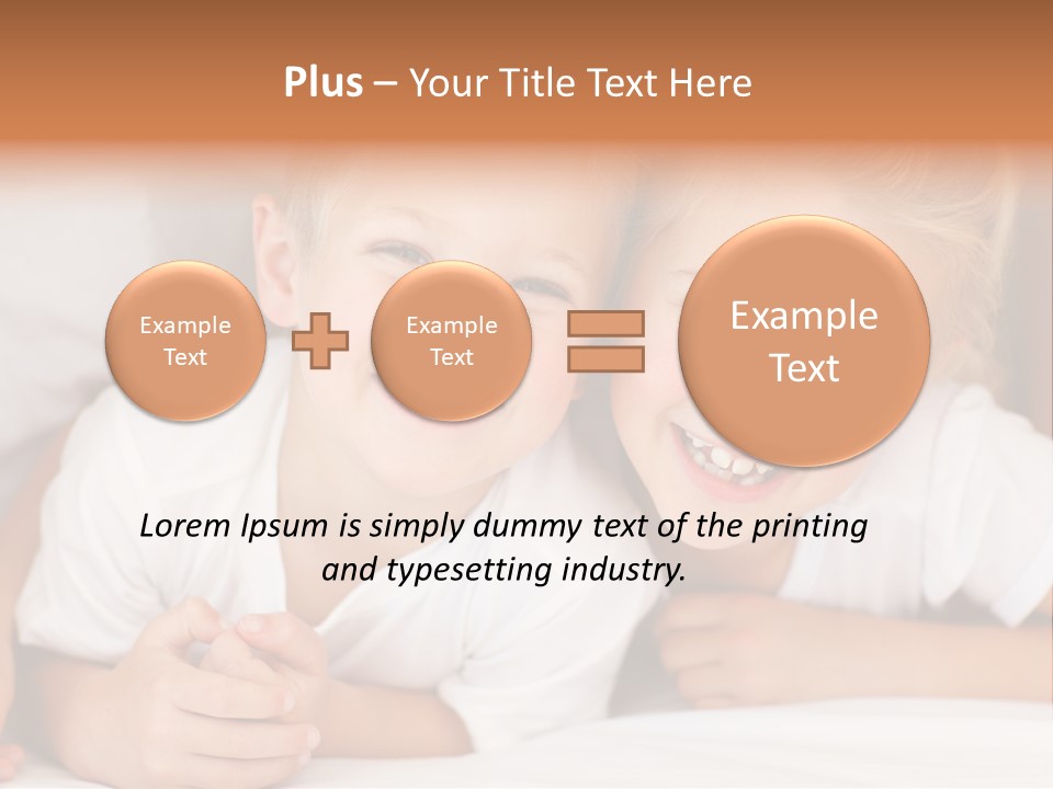 Affection Home Girl PowerPoint Template