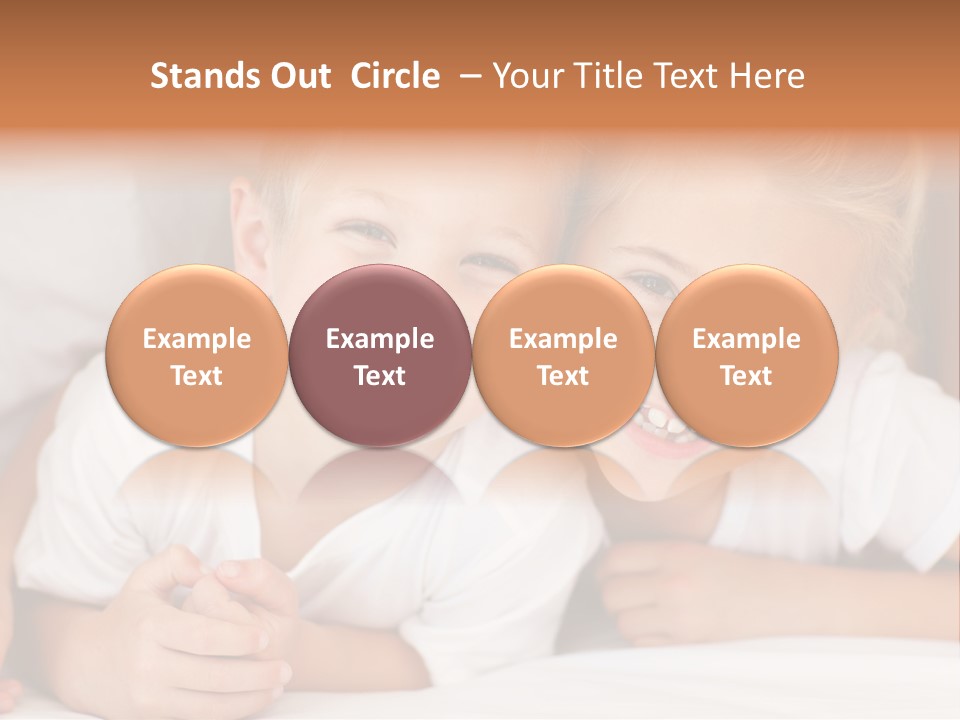 Affection Home Girl PowerPoint Template