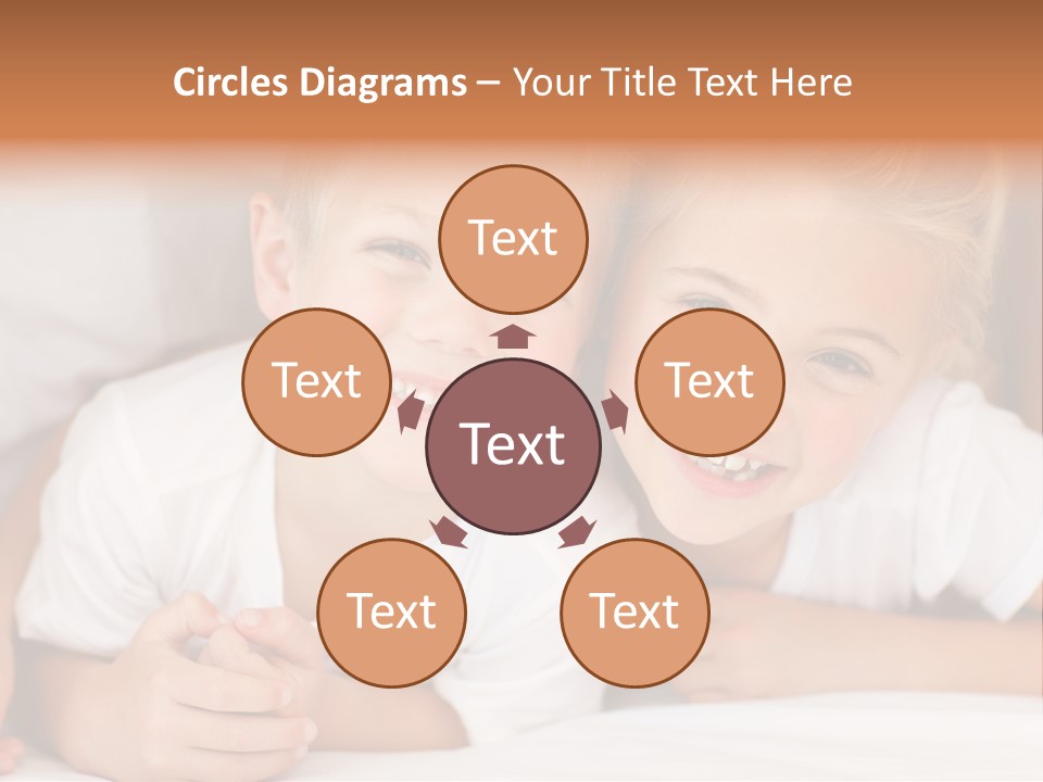 Affection Home Girl PowerPoint Template