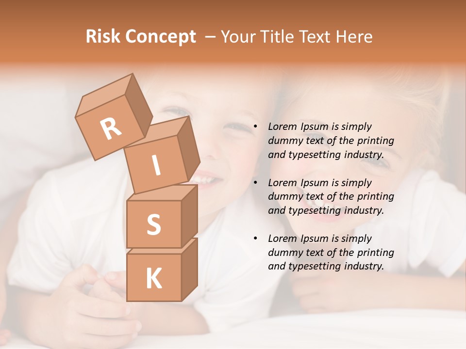 Affection Home Girl PowerPoint Template